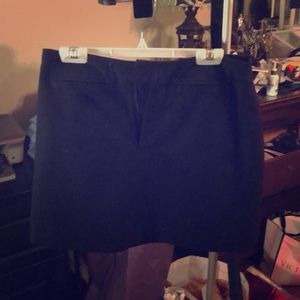 Black short skirt